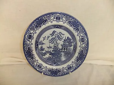 Buy English Ironstone Pottery Staffordshire - Old Willow - Vintage Tableware - 4B2B • 4.94£