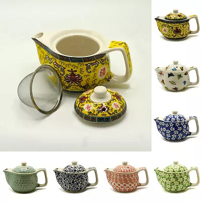 Buy Teapot Small Ceramic Herbal Designs Kitchen Tea Pots Stunning House Warming Gift • 10.89£