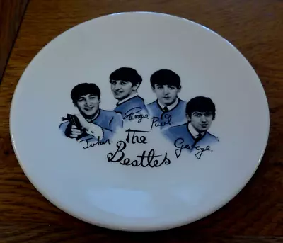 Buy The Beatles Original Washington Pottery Hanley England White/blue Plate 1960's • 22£