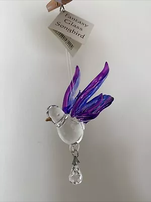 Buy Fantasy Glass Songbird  ~ Sun Catcher ~ Swarovski Crystal ~ Wild Things Gifts • 10£