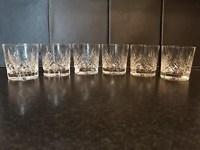 Buy Set Of 6 Vintage Royal Brierley Crystal Whisky Tumbler Glasses New Heavy Items • 27£