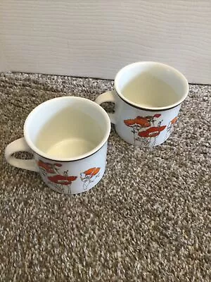 Buy 2 X Royal Doulton Vintage Lambethware Tea Coffee Cup Fieldflower LS 1019 Design • 7£