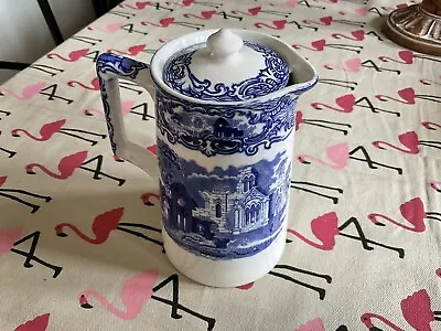 Buy George Jones And Sons Abbey Design Blue And White Transfer Ware Water Pot • 12.99£