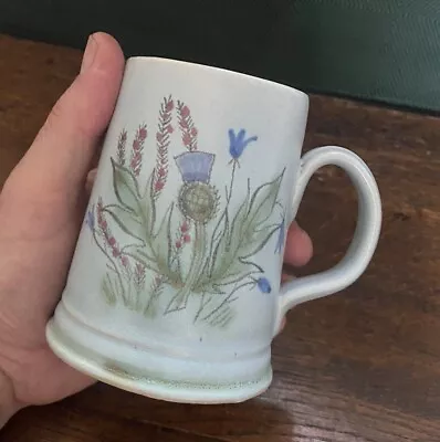 Buy Vintage, Buchan, Portobello Scotland, Thistle Pattern Stoneware Mug • 12.50£