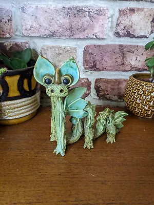 Buy Yare Design Studio Pottery Fantasy Dragon Figurine Sculpture Vintage Retro • 50£