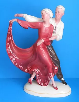 Buy Hertwig Katzhutte ~  Art Deco ~ Dancing Couple ~ Porcelain Figurine ~Perfect Con • 150£