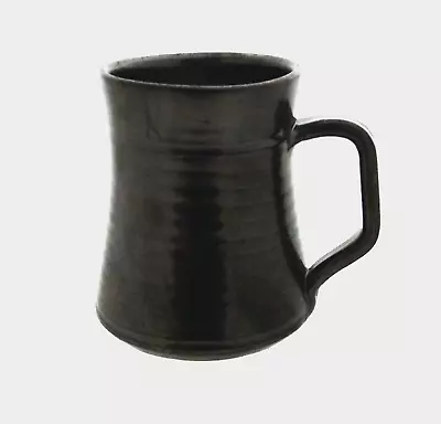 Buy Prinknash Abbey Pottery ½ Pint Tankard Glazed In Black Lustre On Red Clay • 5.95£