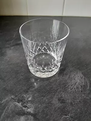 Buy Good Quality Cut Glass Whisky Tumbler Glass 9cm Tall Weight 245grams (1686s) • 5£