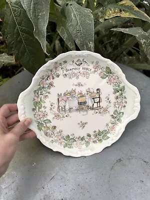 Buy Vintage Royal Doulton Brambly Hedge Bread And Butter Plate Jill Barklem As Found • 34.99£