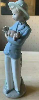 Buy Pre-owned Lladró Figurines Collectables-boy Holding Puppy • 27£