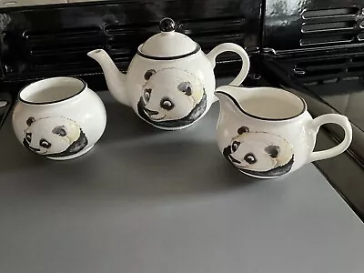 Buy Arthur Wood Back To Front Panda Teaset -(Rare) • 29.99£