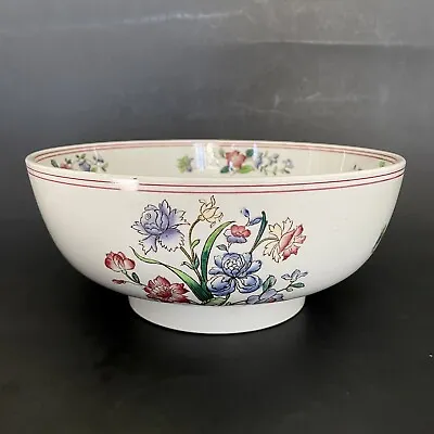 Buy Vintage Spode Copeland England China Serving Bowl Blue Flowers Butterflies • 41.93£