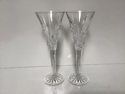 Buy R48  Vintage Antique Crystal Cut Beautiful Stemmed Fluted Champagne Glass  • 139.79£