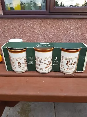 Buy Biltons History Of Sports Set Of 3 Mugs Boxed • 9.99£