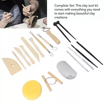 Buy Polymer Clay Tools Set 24pcs Pottery Sculpting Tools For Beginners And • 13.43£