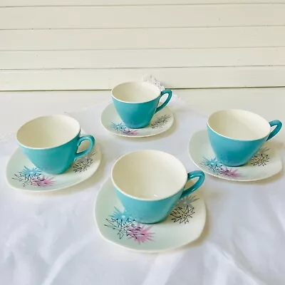 Buy Vintage Midwinter Stylecraft Jessie Tait Quite Contrary Coffee Cups Saucers X4 • 24£
