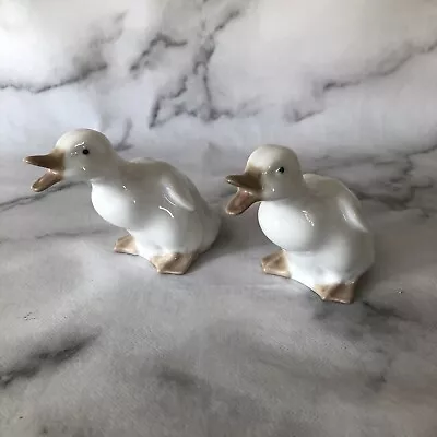 Buy 2 X Nao By Lladro Lovely White Ducks Geese Goose Spain Figurines Pair • 9.99£
