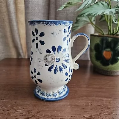 Buy Presingoll Pottery Blue Cream Mug Tall - 6 Available • 12.95£