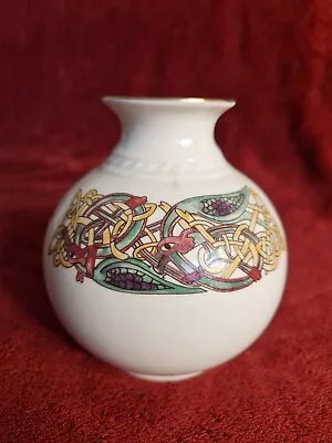 Buy Handmade In Galway Irish/Celtic Porcelain Vase With Celtic Design. • 9£