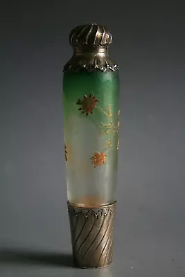 Buy Antique Art Nouveau Daum Glass Absithe Bottle - Circa 1900 • 695£