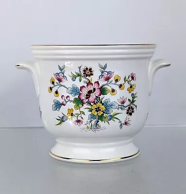 Buy Coalport Porcelain Bone China Ming Rose Flower Planter Jardiniere Cache Pot 11cm • 16.95£