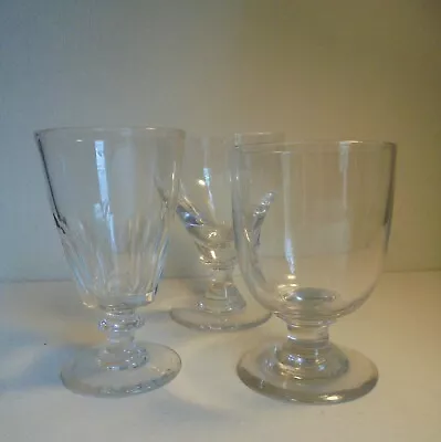 Buy 3 Antique Victorian - Edwardian Rummers / Drinking Glasses • 70£