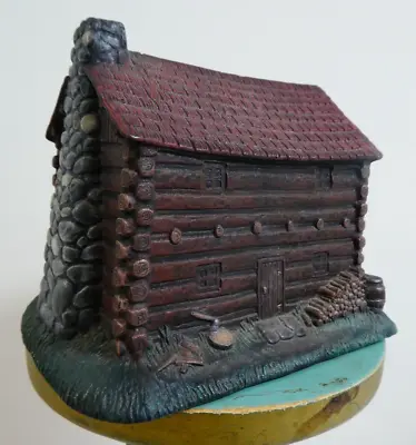 Buy Vintage Mountain Log Cabin Brown House Village Ceramic Pottery Highly Detailed • 46.67£