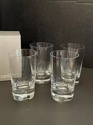 Buy Orrefors Sven Tumbler Glasses Design By Olle Alberius 5 1/8” ~ Set Of 4 Barware • 37.27£