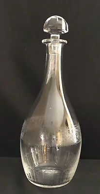 Buy **rare** Baccarat Crystal Bac 19 Etched Decanter W Stopper 12  -- Stunning! • 326.17£