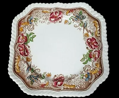 Buy Johnson Brothers Devonshire Reg 118579 Brown Hand Painted 7½ Inch Square Plate  • 8.50£