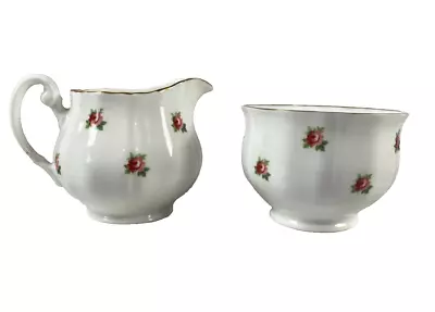 Buy Vtg Royal Adderley Fine Bone China Creamer & Sugar Bowl Made In England • 26.09£
