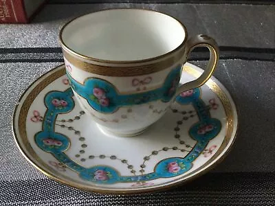 Buy Antique Minton Enameled China Cup&saucer.Very Rare. • 75£
