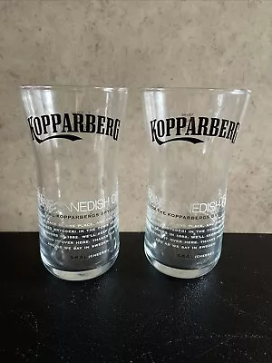Buy New 2 Kopperberg Genuine Swedish Cider Glasses 500ml Glasses • 8.50£