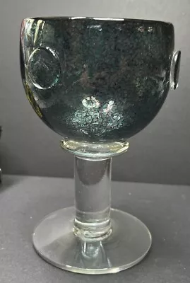 Buy Rare Dartington Art Glass Goblet Limited Edition No. 46 Of 50 Blue Purple • 19.99£