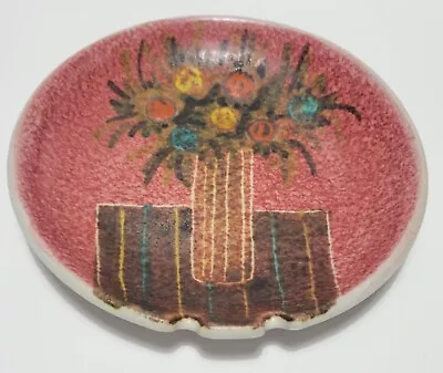 Buy Vintage Raymor Pottery Floral Ashtray Made In Italy  • 54.05£