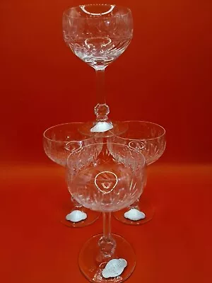 Buy 4 X Villeroy & Boch Treveris Cocktail Glasses Original Stickers 4 1/2   1930s • 25£