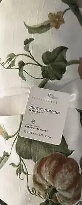 Buy Pottery Barn Rustic Pumpkin Tablecloth 70”x 126” • 74.55£