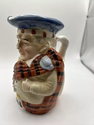 Buy Antique Toby Jug / Cream Pitcher German Porcelain Scottish Character Kilt 15cm • 50£
