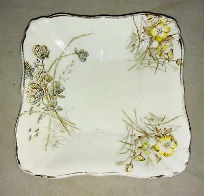 Buy John Maddock & Sons MAD132 Porcelain Blue Flowers Scalloped Square DESSERT BOWL • 8.39£