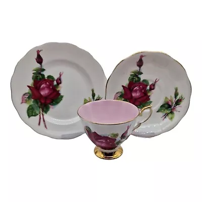 Buy Royal Standard Harry Wheatcroft Grand Gala Tea Cup Saucer Plate Roses Series • 17.99£