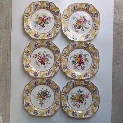 Buy 6 X Spode The Cabinet Collection Fine Bone China 22 Cm Dessert Plates • 55£