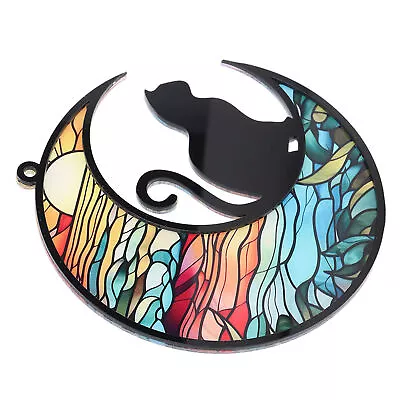 Buy Cat Memorial Suncatcher Stained Glass Window Hanging UV Printed Hanging TYU404 • 8.15£