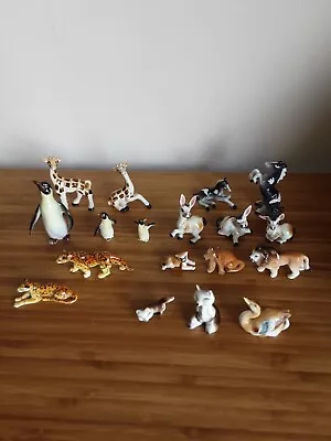 Buy  Bone  China  Animals, Vintage Miniature By SHIKEN. Job Lot Of 18 • 20£