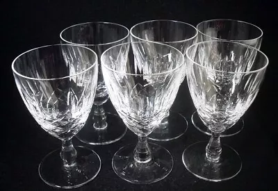 Buy Set Of 6 Edinburgh Crystal Appin Sherry Wine Glasses 4 H (signed) • 14.99£