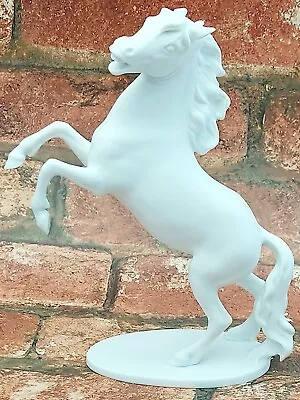 Buy Kaiser White Bisque Porcelain Rearing Horse 19cm Figurine Bochmann #424 EX COND • 99.95£