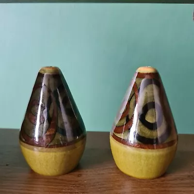 Buy Vintage Brixham Pottery Salt And Pepper Shakers • 6.50£