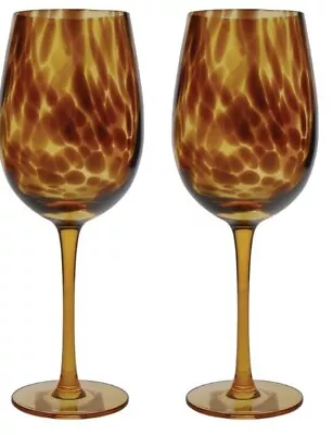 Buy New Elegant  2x Tortoiseshell Glassware Gift Set, 550ml, • 17.99£