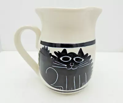 Buy Karen Donleavy Cat Pitcher Creamer Hand Thrown Decorated Studio Pottery KD • 23.30£