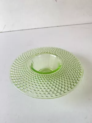 Buy JOBLING Green Art Deco Glass Posy Bowl With Curved Rim C.1930s Pattern No. 2595 • 11.50£