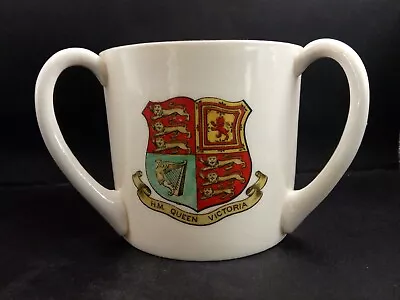 Buy Goss Crested China - QUEEN VICTORIA/60TH YEAR OF REIGN/ENGLAND - Loving Cup 83mm • 10£